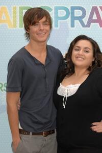 Zac Efron and Nikki Blonsky at the Madrid photocall of "Hairspray."
