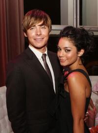 Zac Efron and Vanessa Hudgens at the Los Angeles afterparty premiere of "Hairspray."