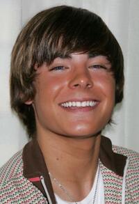 Zac Efron at a QandA session for "High School Musical."