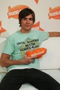 Zac Efron at the Nickelodeon Australian Kids' Choice Awards 2007.