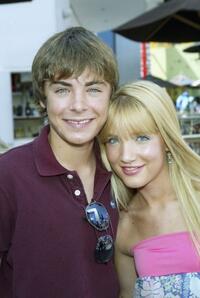 Zac Efron and Shelley Buckner at the Los Angeles premiere of "Thunderbirds."
