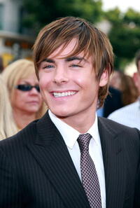 Zac Efron at the L.A. premiere of "Hairspray."
