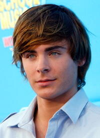 Zac Efron at the Anaheim premiere of "High School Musical 2." 