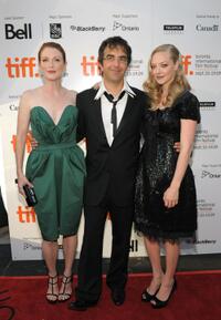 Julianne Moore, Atom Egoyan and Amanda Seyfried at the screening of "Chloe" during the 2009 Toronto International Film Festival.