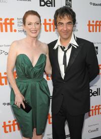 Julianne Moore and Atom Egoyan at the screening of "Chloe" during the 2009 Toronto International Film Festival.