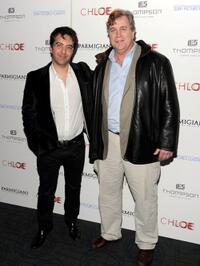 Atom Egoyan and Tom Bernard at the premiere of "Chloe."