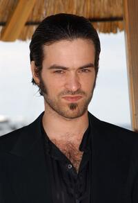 Romain Duris at the photocall of "Arsene Lupin" during the 56th Cannes film festival.