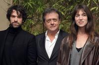 Romain Duris, Patrice Chereau and Charlotte Gainsbourg at the premiere of "Persecution."