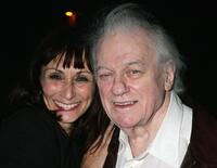 Charles Durning and Natalia Nogulich at the afterparty following the opening night of the Broadway-bound show "Jay Johnson: The Two and Only!".