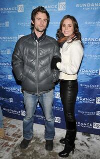 Eliza Dushku and Nate Dushku at the premiere of "Bottle Shock" held at the Library Center Theatre during the 2008 Sundance Film Festival.