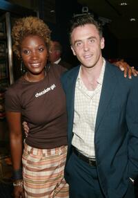 Yolonda Ross and David Eigenberg at the New York premiere of "American Splendor."