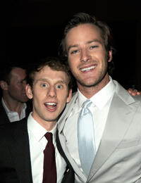 Robert Emms and Armie Hammer at the after party of the California premiere of "Mirror Mirror."