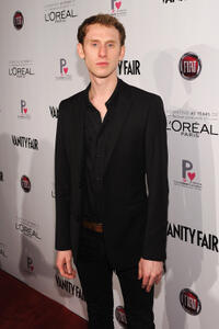 Robert Emms at the L'Oreal Paris & Fiat's Vanity Fair D.J. Night in California.