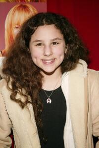 Hallie Kate Eisenberg at the premiere of "Confessions of A Teenage Drama Queen."