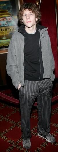Jesse Eisenberg at the premiere of "The Life Aquatic with Steve Zissou."