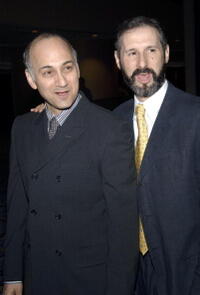 Ned Eisenberg and Richard Topol at the opening of the Lincoln Center Theater presents "Awake And Sing" after party.
