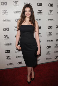 India Eisley at the OK! Magazine USA 5th Anniversary party in California.