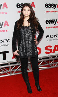India Eisley at the California premiere of "Easy A."