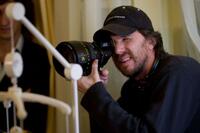 Director Breck Eisner on the set of "The Crazies."