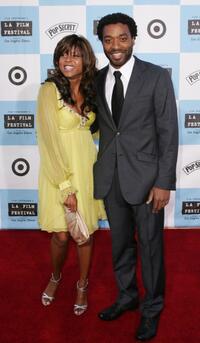 Taraji P. Henson and Chiwetel Ejiofor at the Los Angeles Film Festival opening night screening of "Talk to Me."