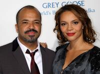 Jeffrey Wright and Carmen Ejogo at the premiere of "Cadillac Records."