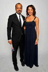 Jeffrey Wright and Carmen Ejogo at the 40th NAACP Image Awards.