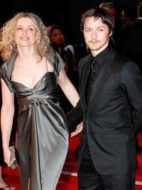 Anne-Marie Duff and James McAvoy at the Orange British Academy Film Awards (BAFTAs).