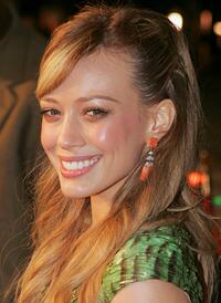 Hilary Duff at the premiere of "Cheaper By The Dozen 2."