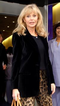 Britt Ekland at the new Bharti Vyas Therapy training centre.
