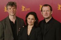 Jakob Eklund, Pernilla August and director Bjorn Runge at the 54th Annual Berlin International Film Festival.