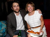 Charlie Day and Mary Elizabeth Ellis at the Season 4 DVD launch party of "It's Always Sunny In Philadelphia."