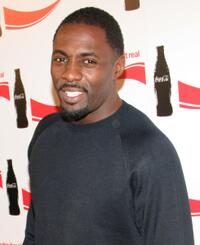 Idris Elba at the Coca Cola Make It Real party.