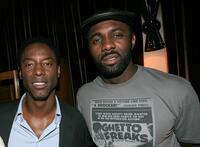 Isaiah Washington and Idris Elba at the Chris "Ludacris" Bridges "Release Therapy" listening party.