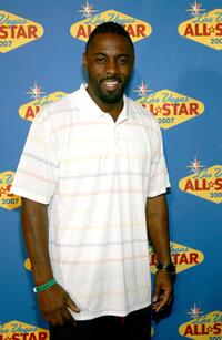 Idris Elba at the 2007 NBA All-Star Game Celebrity Arrivals.