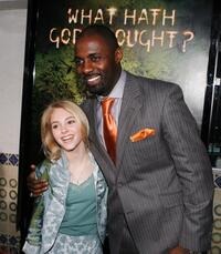 AnnaSophia Robb and Idris Elba at the premiere of "The Reaping."