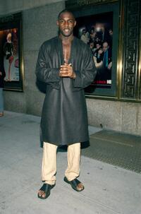 Idris Elba at the premiere of "The Sopranos."