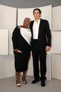 Firmine Richard and Vincent Elbaz at the 35th Cesars French Film Awards.