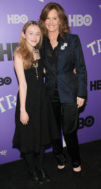 India Ennenga and Melissa Leo at the New York premiere of "Treme."