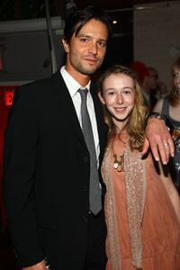 Jason Behr and India Ennenga at the after party of the premiere of "The Last International Playboy."