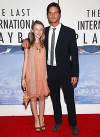 India Ennenga and Jason Behr at the premiere of "The Last International Playboy."