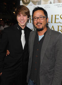 Chase Ellison and Dennis Lee at the California premiere of "Fireflies In The Garden."