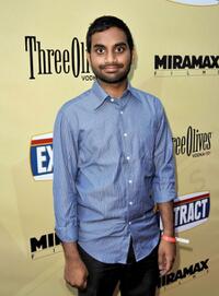 Aziz Ansari at the premiere of "Extract."