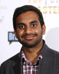 Aziz Ansari at the screening of "Top Chef Masters."