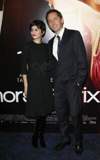 Audrey Tautou and Gad Elmaleh at the premiere of "Hors De Prix."