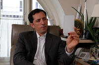 Gad Elmaleh as Detective Tisserant in "Midnight in Paris."