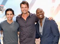 Ramon Rodriguez, Josh Duhamel and Tyrese Gibson at the photocall of "Transformers: Revenge Of The Fallen."