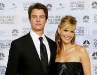 Josh Duhamel and Molly Sims at the 61st Annual Golden Globe Awards.