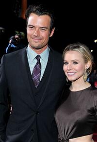 Josh Duhamel and Kristen Bell at the California premiere of "When in Rome."