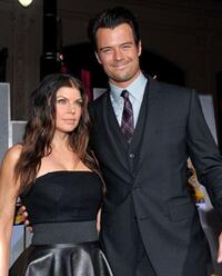 Stacy Ferguson and Josh Duhamel at the California premiere of "When in Rome."