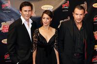 Berenice Bejo, Jean Dujardin and Guest at the NRJ Cine Awards show.